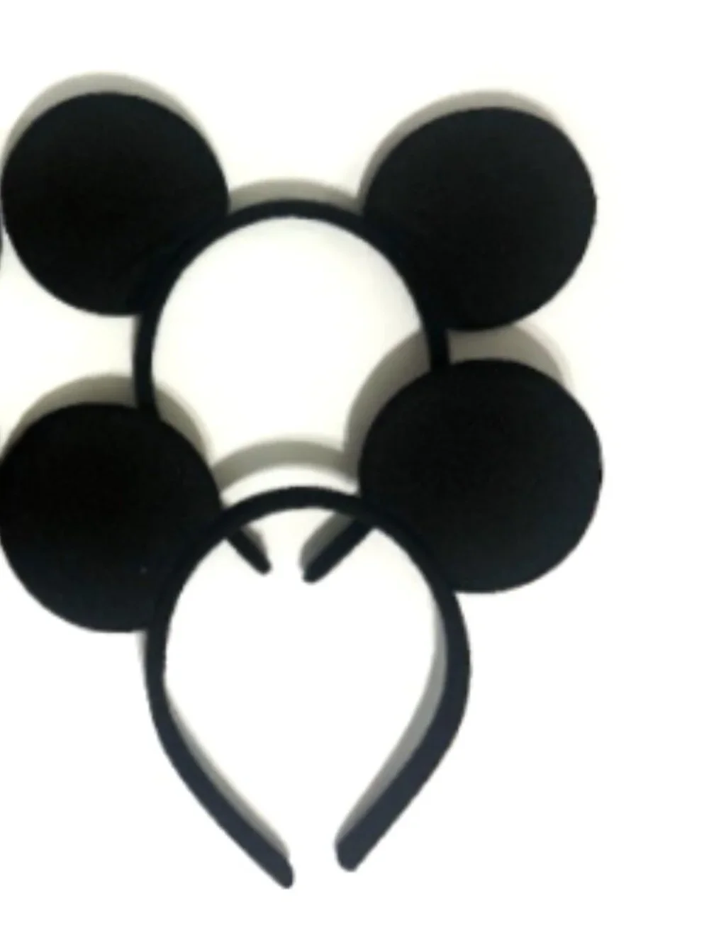 Mickey & Minnie Kid's Ears 4-Pack (2 Mickey/2 Minnie), Red/Black